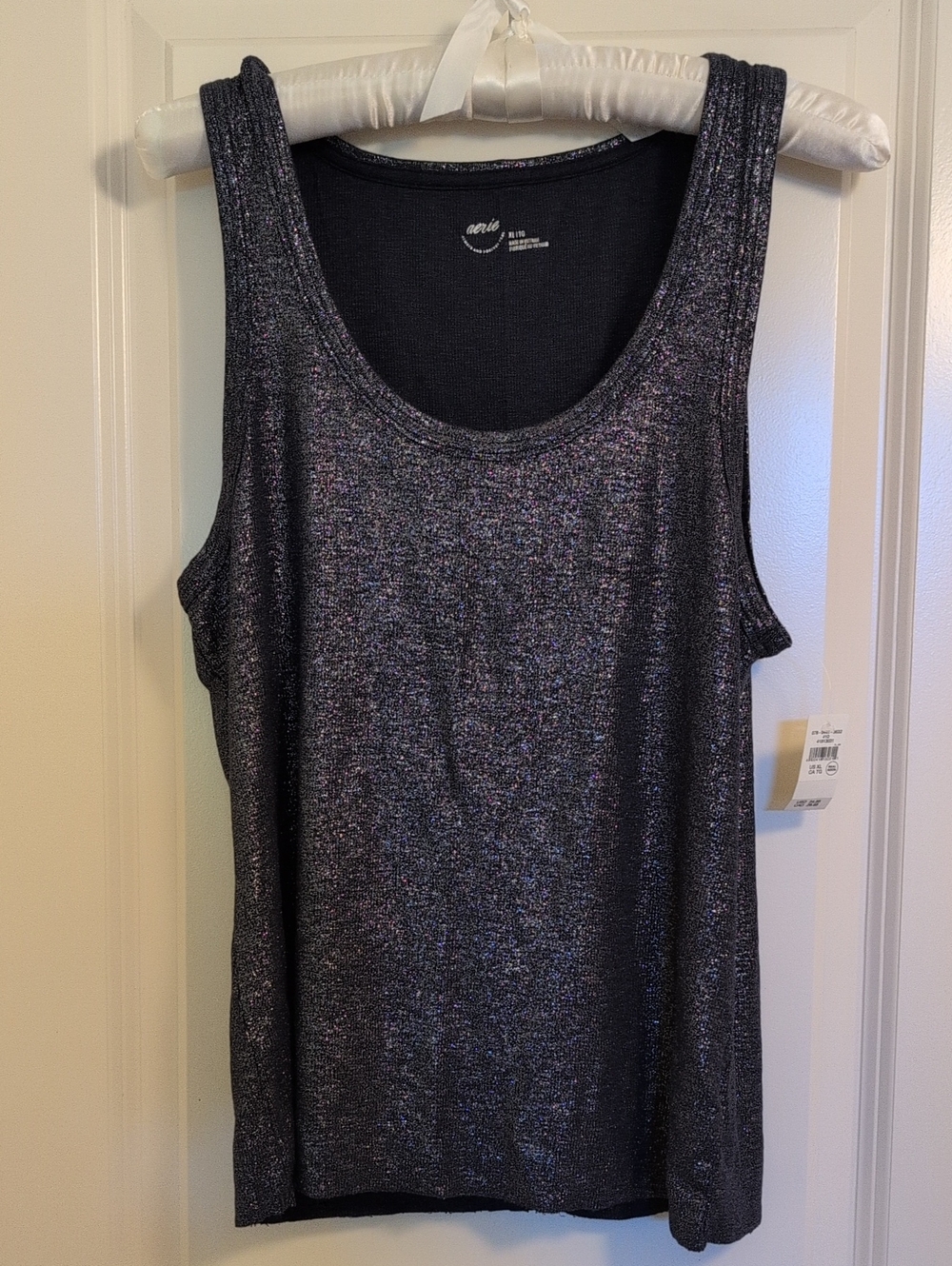 NEW Aerie Sparkly Blue Tank Top